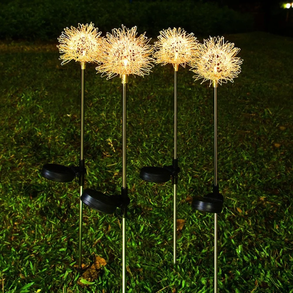 Multi-Color Changing Flower Landscape Lighting Solar Lights Outdoor Garden for Path Yard Lawn Wyz23175