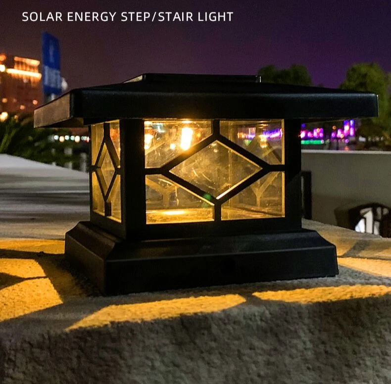 Best Modern Solar Powered Yard Decorative Lamp LED Post Top Light