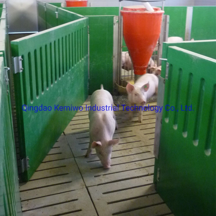 Resistance Light Weight Animal Husbandry Fence Sow Fattening Pen PP Board with Window