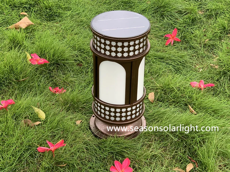 IP65 Lighting Outdoor Fence Post Garden LED Light Solar Fence Light