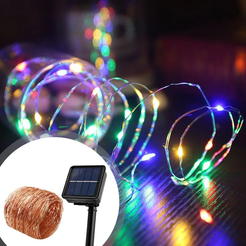 10m 100 LED Christmas Fairy Lights Solar LED String Light Outdoor