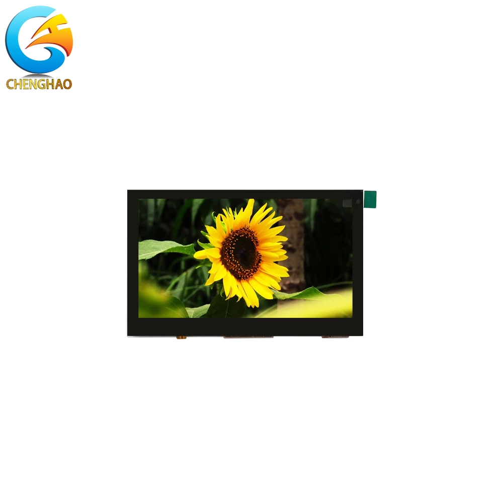 Factory 480X272 Pixels 4.3 Inch TFT Display Visible in Sunlight TFT Color LCD with 24 Bit RGB Interface