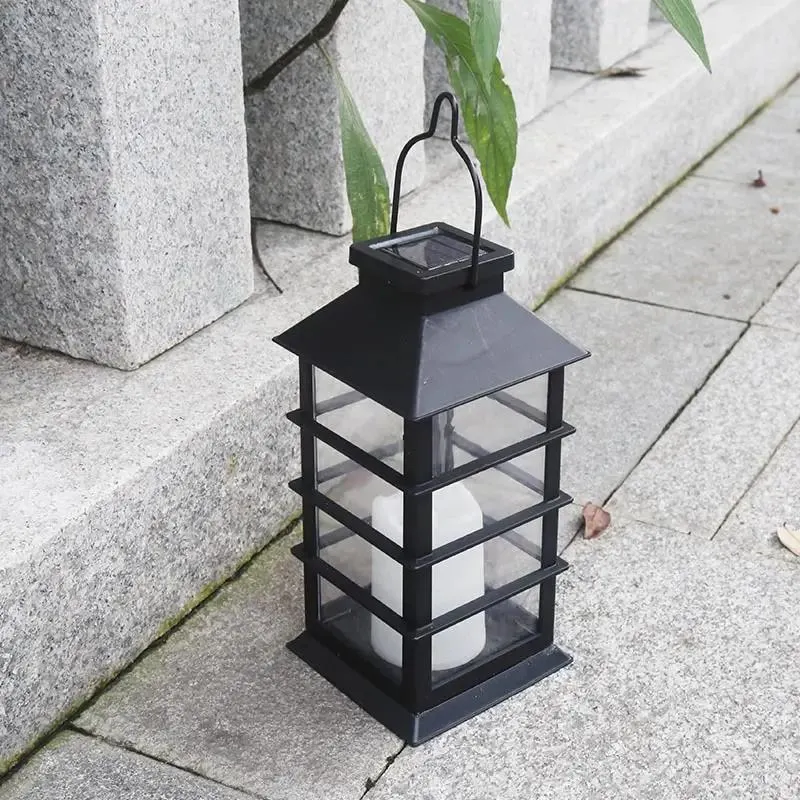 Chinese Manufacturer Solar Powered LED Fake Flame Lantern