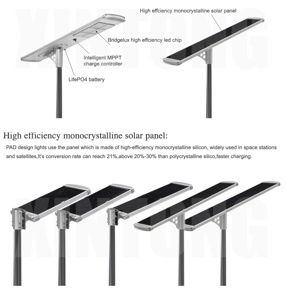 12working Hours Solar Road Light Gel Battery Hanging Adjustable LED Street Light