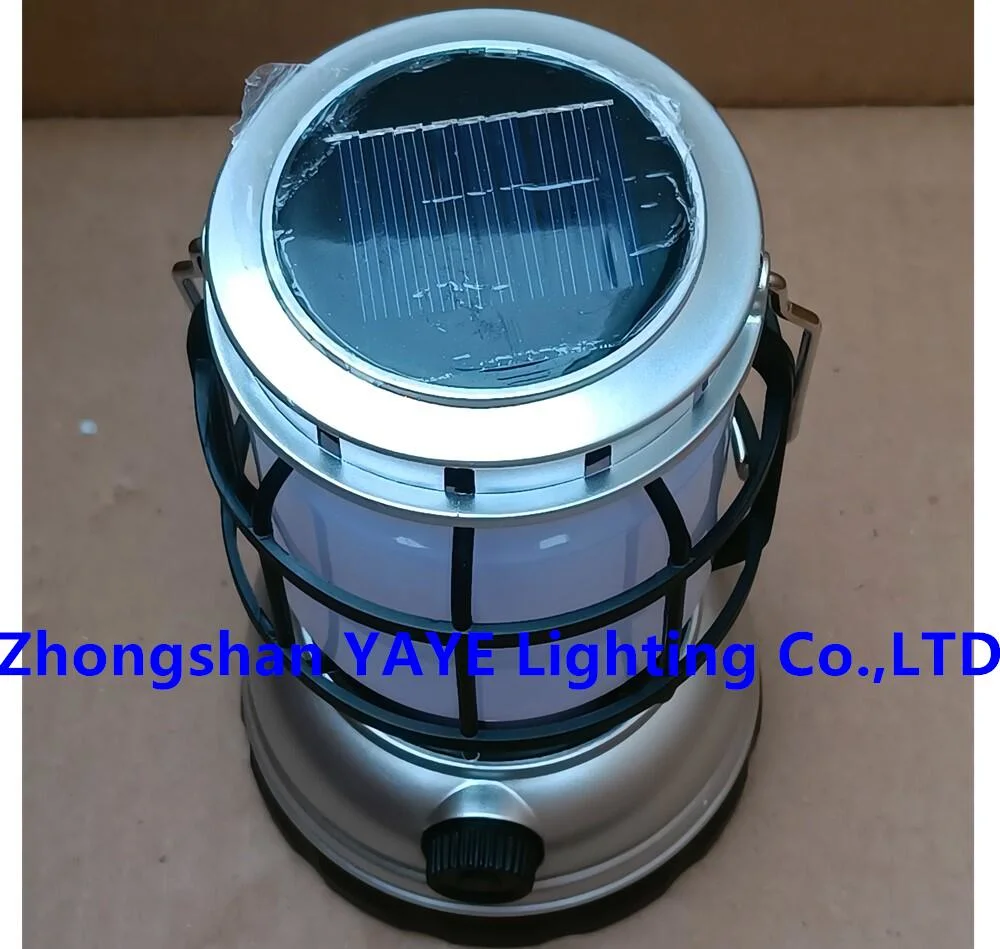 Yaye 2023 Hot Sell Newest Design 20W Solar High Power Portable Emergency LED Camping Light 1000PCS Stock/ 2 Years Warranty China Best Solar Factory Supplier