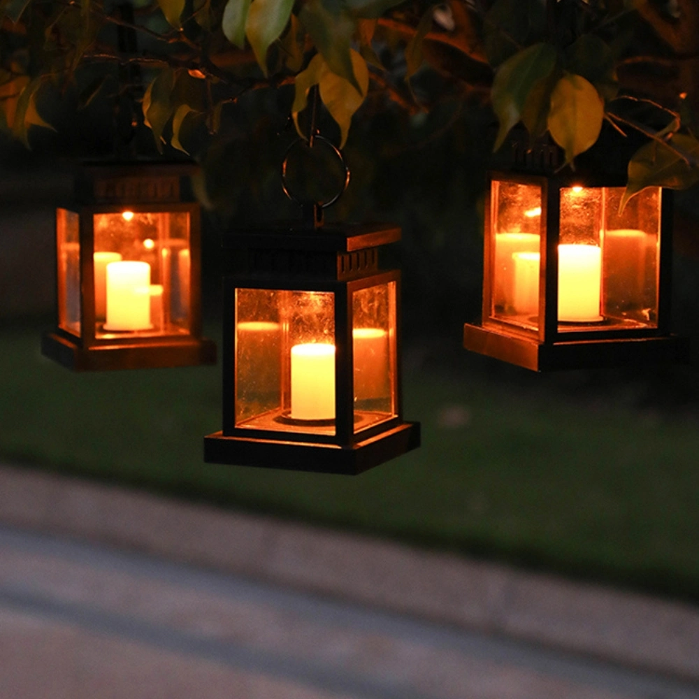 Outdoor Light Waterproof Solar Candle Lantern for Decoration Ci24451