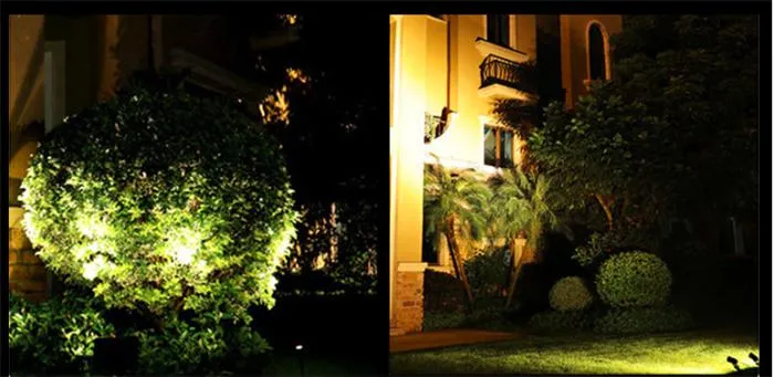 Solar Lights Solar Panel Outdoor Lighting Garden Tree Separately Light