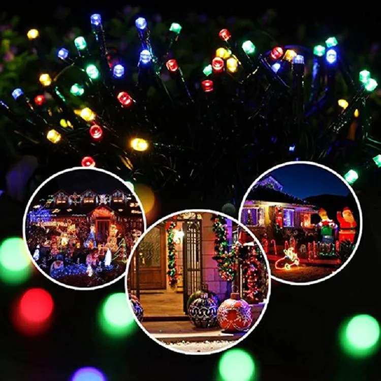 Waterproof String Lights 8 Modes Fairy Lights for Xmas Solar String Light