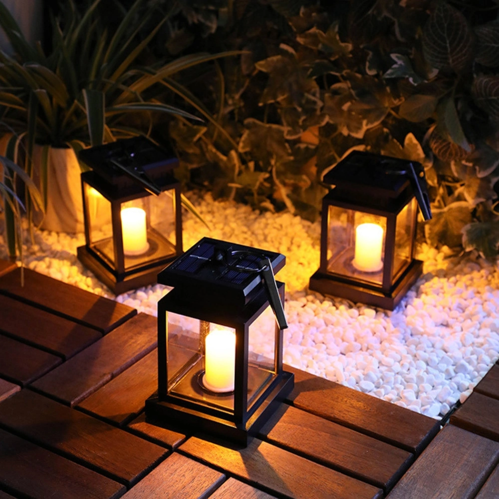 Outdoor Light Waterproof Solar Candle Lantern for Decoration Ci24451