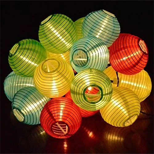 20LED Solar Chinese Lantern String Lights (RS1012-20)