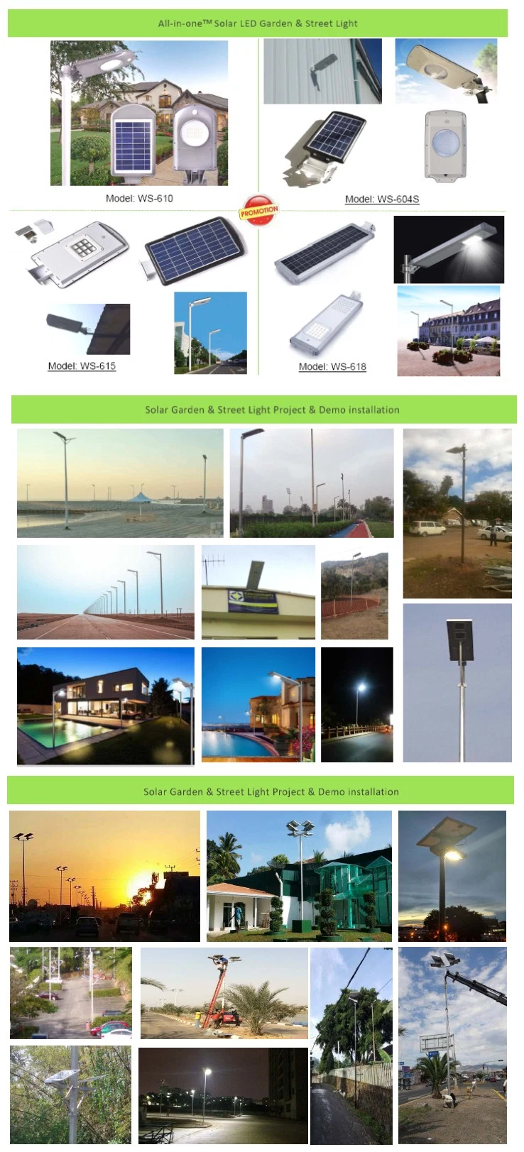 a Wide Variety of Choice of Solar Wall/Parking Light