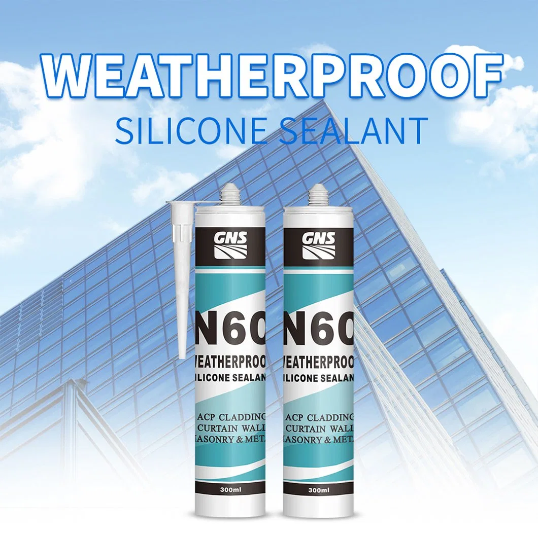 Gns Best Quality Adhesives Weatherproof Silicone Sealant for Glass Curtain