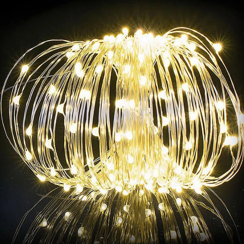 Solar String Lights 8 Modes 200 LED Waterproof Solar Christmas Lights Solar Fairy Lights Indoor Outdoor Decoration String Lights for Garden, Party Bl11958