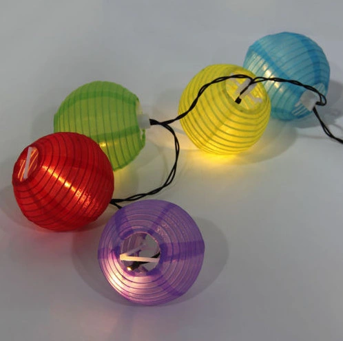 20LED Solar Chinese Lantern String Lights (RS1012-20)