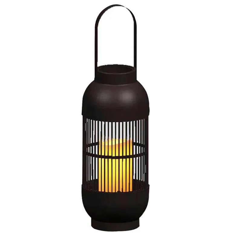 Indoor Outdoor Hanging Flameless Solar LED Decoration Candle Lantern