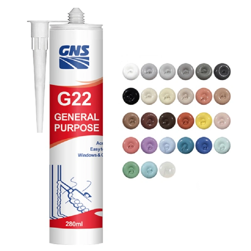 One Component Easy Use Acetic 100% Silicone G22 General Purpose Sealant