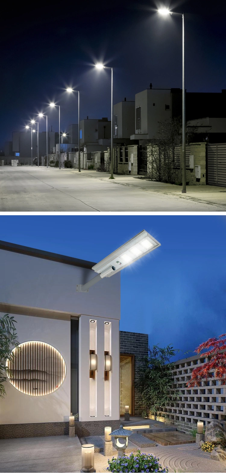 All in One Integrated Aluminum Solar 18hrs Battery Backup Streetlights Solar Outdoor Light for Flagpole