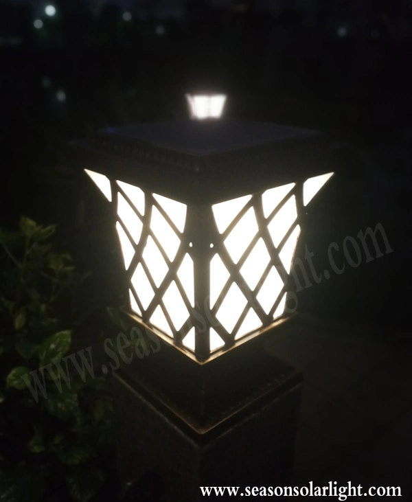 High Power LED Lamp 5W Decking Lighting Garden Outdoor Solar Post Cap Light with LED Lighting