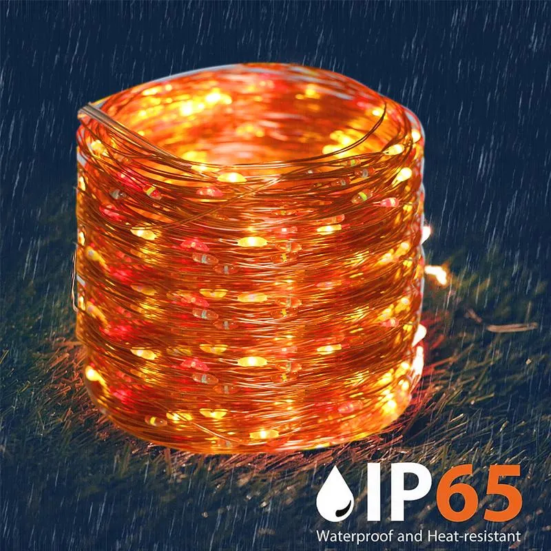 10m 100 LED Christmas Fairy Lights Solar LED String Light Outdoor