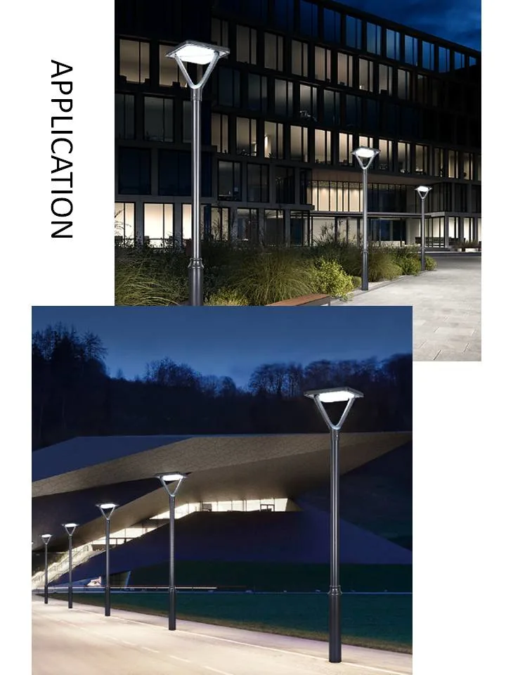 Newskypower 20W Weatherproof Modern Design Easy Install Durable Solar Courtyard Light for Park Street Garden Ground