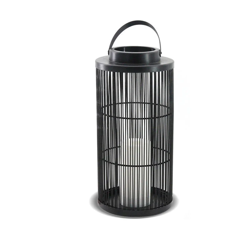 2in1 Outdoor Rattan Hanging Warm White Lantern for Party LED Solar Rattan Lantern
