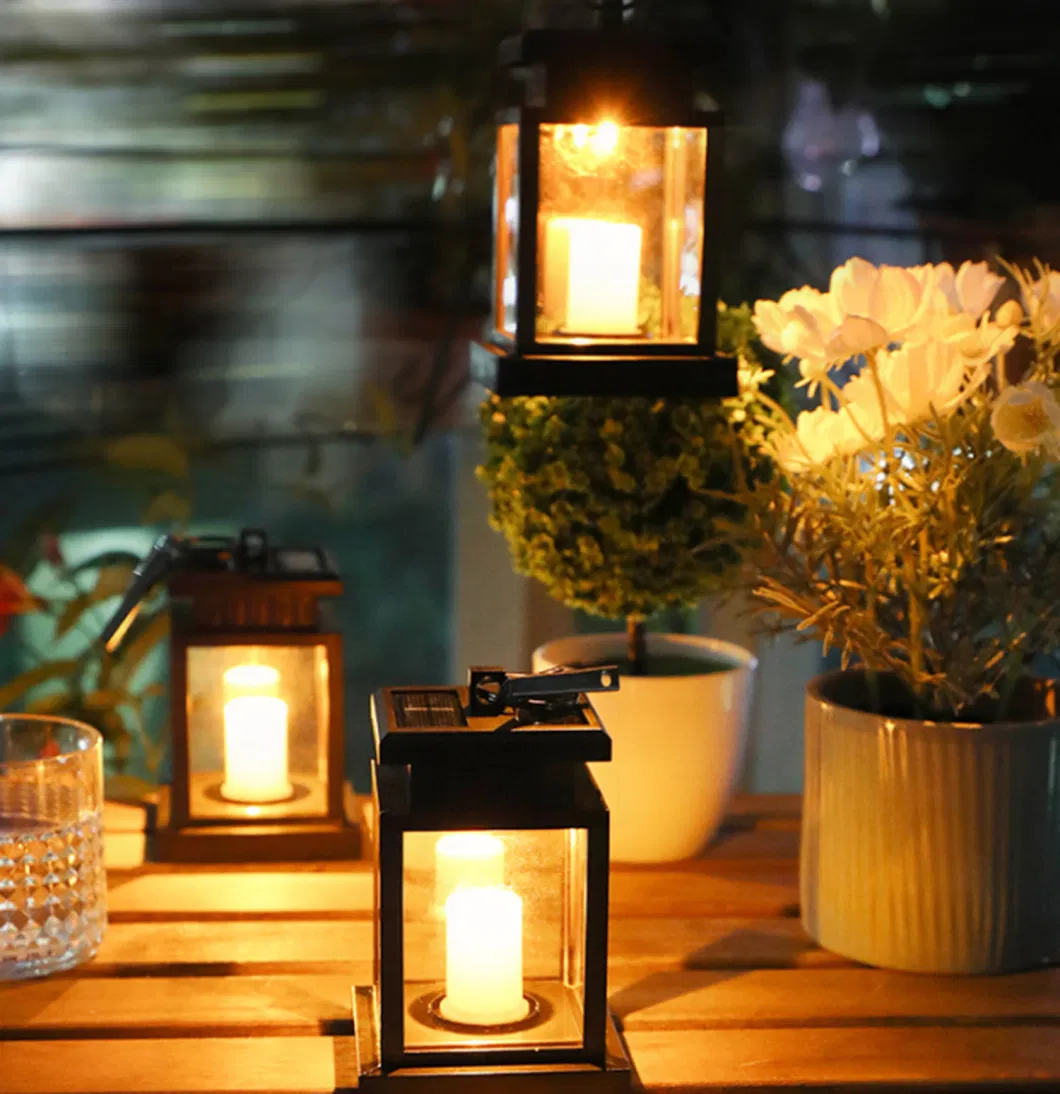 Solar Lantern Lights Waterproof Outdoor Hanging Lantern