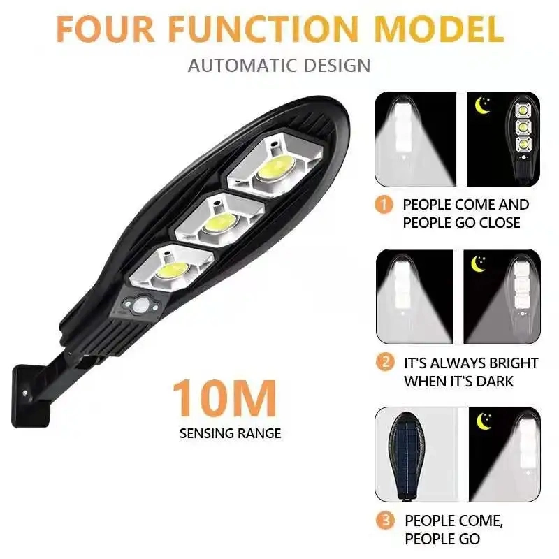 All in One Solar Street Lights OEM Remote Control Plastic Motion Sensor Outdoor Solar Wall Light for House