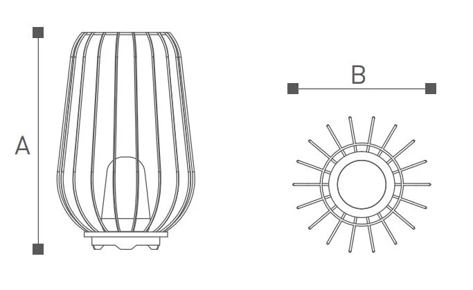 LED Garden Light China Warm White Outdoor Light