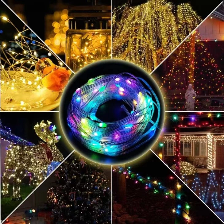 Outdoor Solar Micro Fairy Light 8 Modes Lights for Wedding Xmas Decoration