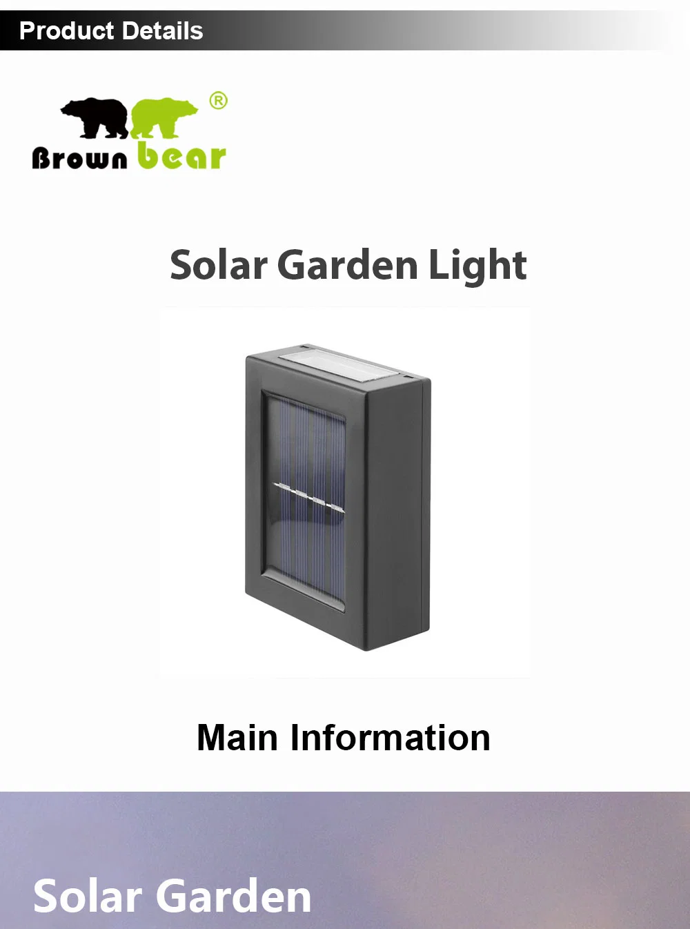 LED Solar Wall Light Outdoor Porch Garden Waterproof Wall Lamp up and Down Luminous Courtyard Staircase Solar Light for Garden