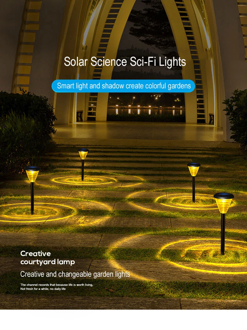 Christmas Festival Decorative Outdoor Solar LED Garden Lawn Lamps Lights for Patio Garden Yard Pathway