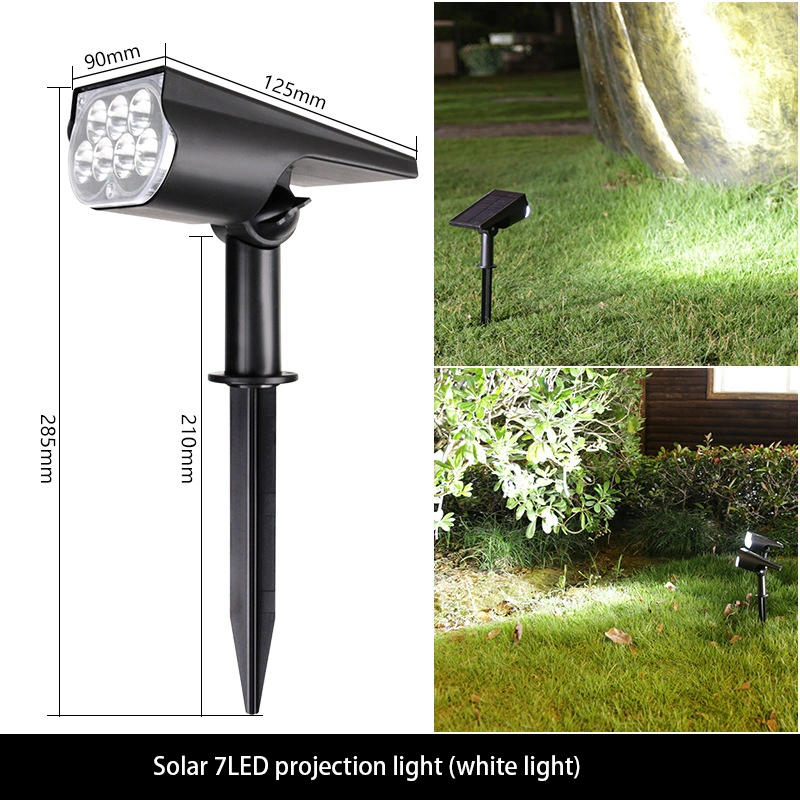 Manufacturer Solar Lawn Lights Tree Lamp Dual-Purpose Spotlight Outdoor Landscape Light