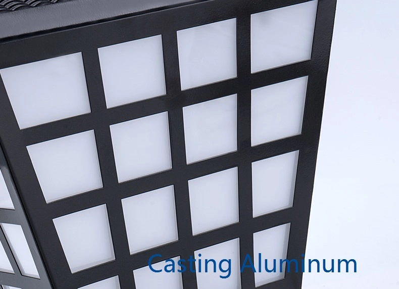 Multiple Color Outdoor Post Garden Gatedoor LED Solar Pillar Light with The Remote Control Zf-Ol-046