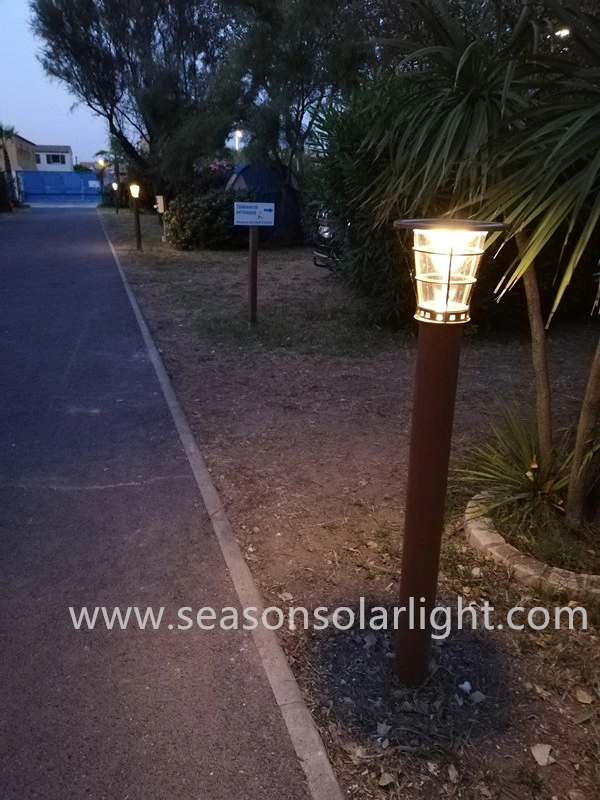 Decking Energy Lightings Outdoor Garden 5W Solar LED Bollard Lighting for Lawn/Patio/Path Lighting