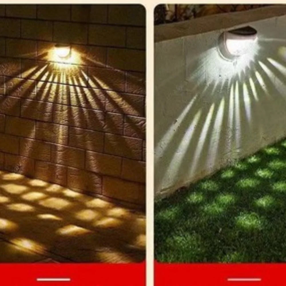 Outdoor Solar Pathway Stair Step LED Deck Light Garden Ci20766