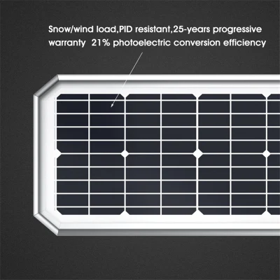 Lampada solare a LED di alta qualità da 60 W per la strada Luce LED per esterni