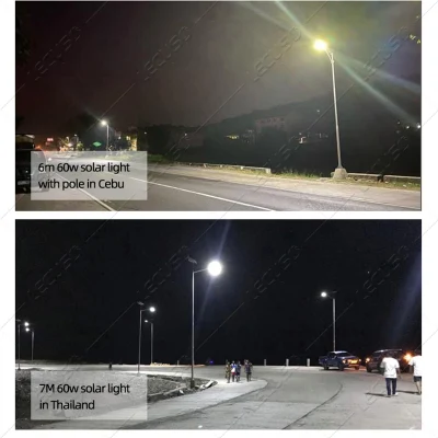 Lampada solare a LED di alta qualità da 60 W per la strada Luce LED per esterni