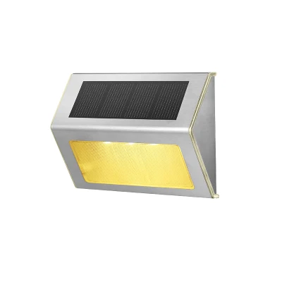  Contenitore esterno in acciaio inox IP65 illuminazione fissaggi Scale a LED parete Lampada montata lampada solare per esterni