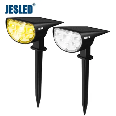 Jesled 14 LED solare orizzontale illuminazione esterna parete wireless Lampada solare da giardino luci solari da giardino per passerella