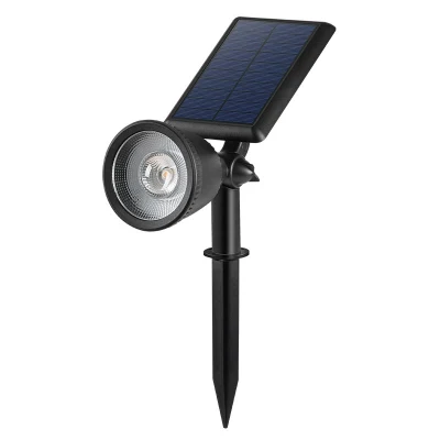 Luci spot solari per esterni con rilevamento automatico scuro