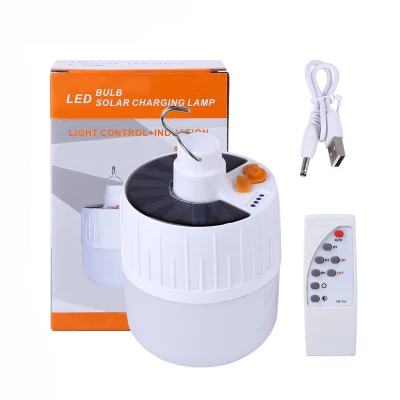  Lampadina LED regolabile 100W telecomando solare SMD2835 lampadina LED solare/lampadina LED solare/lampadina a luce solare, lampadina solare, lampadina solare, lampadina solare