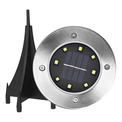 Lanterna LED luminosa lampada solare per esterni lampada da appiglio Giardino prato Paesaggio luce, lampada da appiglio LED solare cavo acciaio inossidabile Arte Lanterna a LED solare