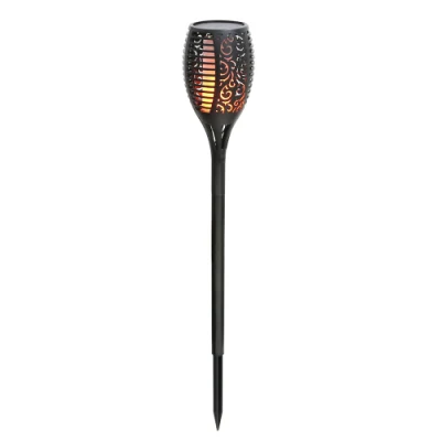 Torcia solare luci 12LED fiamma solare sfarfallio luci solari per Decorazioni natalizie