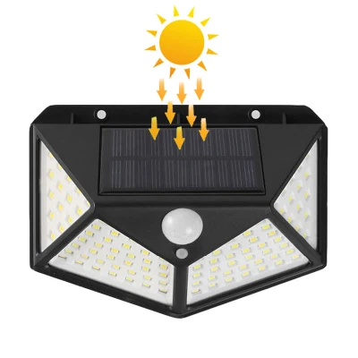Visualizza immagini più grandi Aggiungi a Comparesharehigh qualità Prezzo basso Outdoor Solar Lampada da giardino alimentata a 100 LED impermeabile sensore di movimento parete solare Luci da giardino