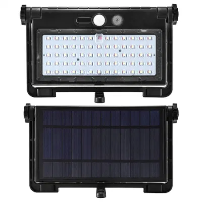 Luce solare esterna da strada IP65 da 5 W, protezione impermeabile 500 lm per Luce solare a LED a LED cortile KCD Solar Street a risparmio energetico Leggero