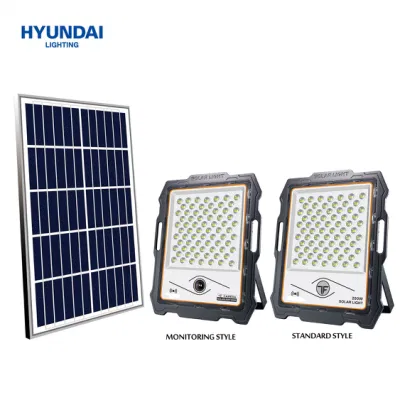 Monitoraggio esterno in fabbrica Hyundai IP65 impermeabile, LED ad alimentazione solare da 100 W-600 W. Proiettore per Deck Shed e Portico e Camping