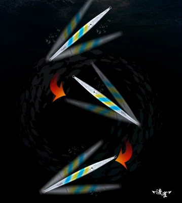 Pesca di mare Bait di metallo velocità affondare Jigging Bait