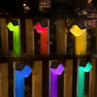  Impermeabile luce calda lampada colore decorazione esterna Solar Garden String Leggero