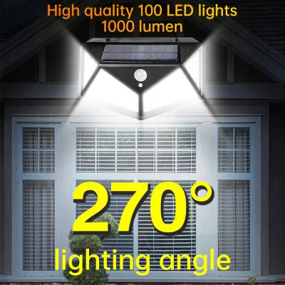 Visualizza immagini più grandi Aggiungi a Comparesharehigh qualità Prezzo basso Outdoor Solar Lampada da giardino alimentata a 100 LED impermeabile sensore di movimento parete solare Luci da giardino