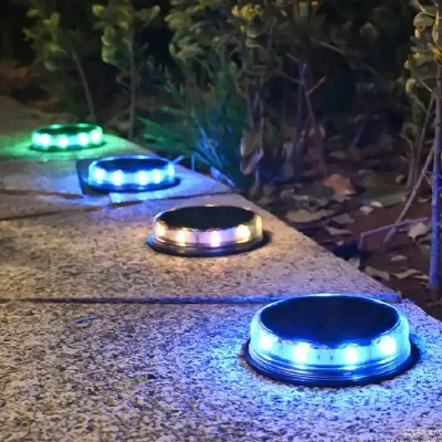 Lampada a LED Holiday Light pannello solare illuminazione esterna Street Deck Lampada per sottoterra